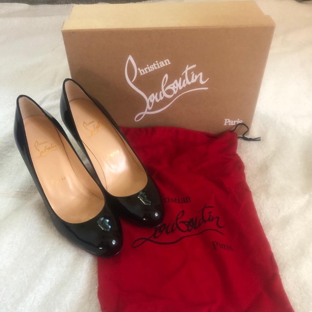 Christian Louboutin Patent Leather Simple Pump
